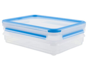 Pārtikas uzglabāšanas trauks pusdienu gaļai Masterseal Fresh Box taisnstūris 2x0,6L