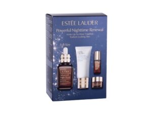 Powerful NightTime Renewal Set Estee Lauder: Advanced Night Repair - Eye Supercharged Complex, Vitamin E, Anti-Dark Spots, Night, Eye Cream, 5 ml *Miniature + Advanced Night Repair - Intense Reset, Hyaluronic Acid, Rescues & Resets, Concentrate, For Face, 5 ml *Miniature + Advanced Night Micro, Purifying, Cleansing Foam, 30 ml + Advanced Night Repair - Synchronized Recovery Complex II, Anti-Aging, Night, Serum, For Face, 30 ml