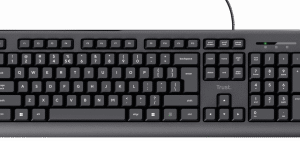 Tastatura cu fir Trust, negru