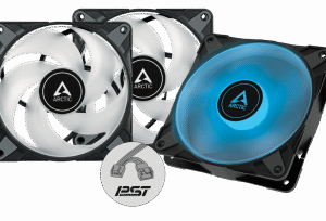 Arctic P12 PST PWM A-RGB Cooler 3pcs.