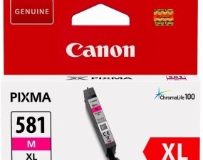 Cartus Cerneala Original Canon Magenta, CLI-581XLM, pentru Pixma TR7550|TR8550|TS6150|TS6250|TS705|TS8150|TS8250|TS9150|TS9155|TS9550, , (timbru verde 0.15 lei), "2050C001AA"