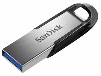 SanDisk ULTRA FLAIR USB flash drive 128 GB USB Type-A 3.2 Gen 1 (3.1 Gen 1) Black, Silver