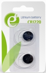 BATERIE GEMBIRD, butoni (CR1220), 3V litiu, 2 buc., "EG-BA-CR1220-01" (timbru verde 0.02 lei)