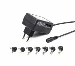 GEMBIRD Universal AC-DC adapter, 24 W