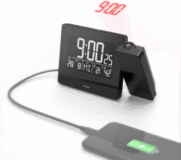 Zegar budzik Plus Charge z projektorem