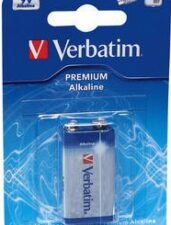 BATERIE VERBATIM 9V (9V), alcalina, 1 buc., "49924" (timbru verde 0.08 lei)
