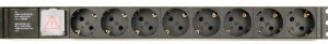 Gembird EG-PDU-014-C14 power distribution unit (PDU) 8 AC outlet(s) 1U Black