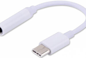 SAVIO USB Type 3.1 C (M) – Jack 3.5mm (F) Audio adapter White AK-35