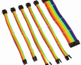 Sleeved Extension Cable Kit Kolink Core, Rainbow