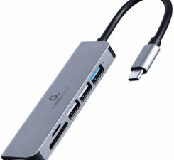 I/O ADAPTER USB-C TO HDMI/USB3/6IN1 A-CM-COMBO6-02 GEMBIRD