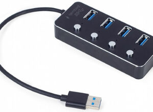 I/O HUB USB3 4PORT/UHB-U3P4P-01 GEMBIRD