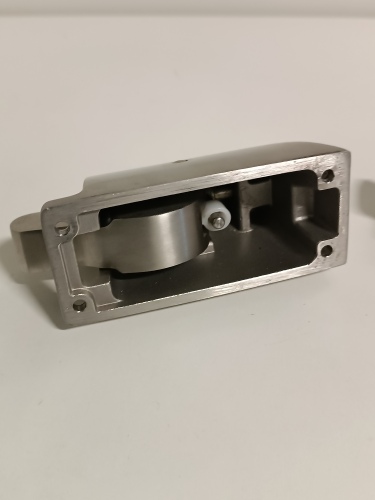 Ecost customer return DORMA Door holder, door lock, with catch hook, stainless steel, 1 piece - Image 4