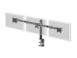 DS1003C-B1 TRIPLE DESKTOP ARM/F/ 3 FLAT SCREENS 27IN 10KG