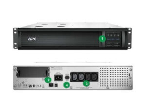 APC Smart-UPS 1000VA LCD RM - UPS (k mont�i na reg�l) - AC 220/230/240 V - 700 Watt - 1000 VA - Ethernet 10/100, RS-232, USB - v�stupn� konektory: 4 - 2U - �ern� - s APC SmartConnect - pro P/N: AR4018SPX432, AR4024SP, AR4024SPX429, AR4024SPX431, AR4024SP