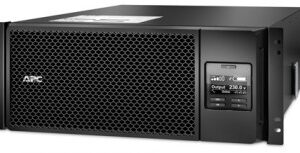 APC Smart-UPS SRT 6000VA RM - UPS (kan monteras i rack) - AC 230 V - 6000 Watt - 6000 VA - Ethernet 10/100, USB - utg�ngskontakter: 13 - 4U - svart - f�r P/N: AR3100W, AR3105W, AR3155W, AR3305W, AR3355SP, AR3355W, AR4038IX432, NBWL0356A