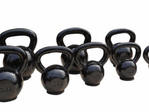 Kettlebell cast iron with rubber base TOORX 8kg