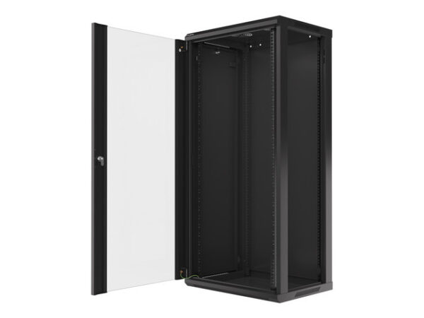 Lanberg WF01-6427-10B Wall mounted rack cabinet 27U black - Image 3