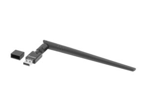 Lanberg bezprzewodowa karta sieciowa WiFi USB 2.0 N300 1 wewnętrzna +1 zewnętrzna antena