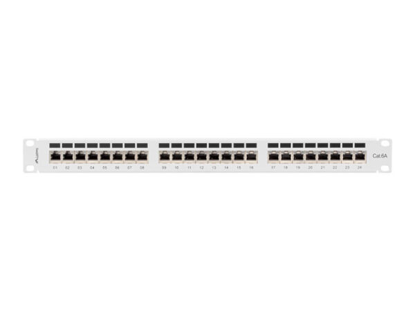 Patchpanel 24 port 1U KAT6A EK. PPSA-1024-S Szary - Image 3
