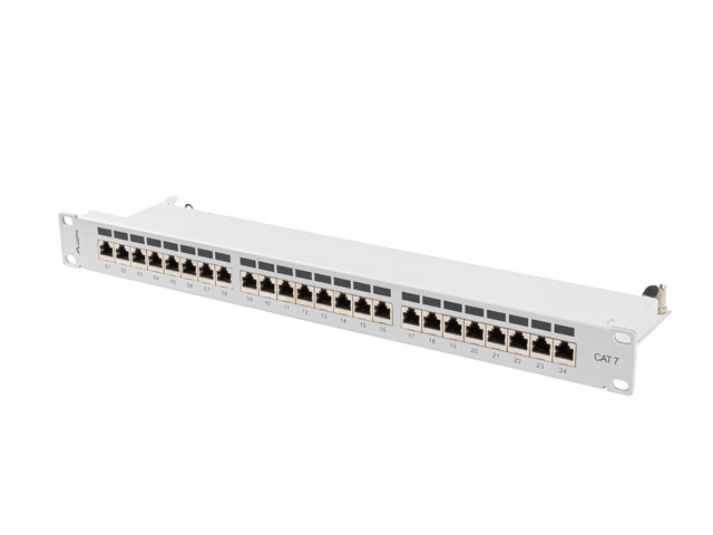 Lanberg Patch Panel 24 port 1U 19" kat.7 FTP ekranowany szary - Image 5