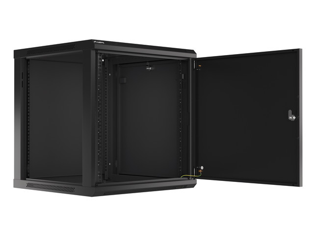 Lanberg WF01-6612-00B rack cabinet 12U Wall mounted rack Black - Image 5