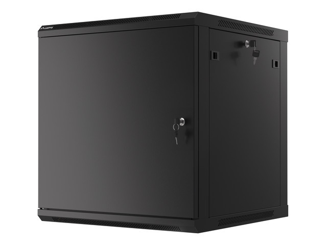Lanberg WF01-6612-00B rack cabinet 12U Wall mounted rack Black - Image 9