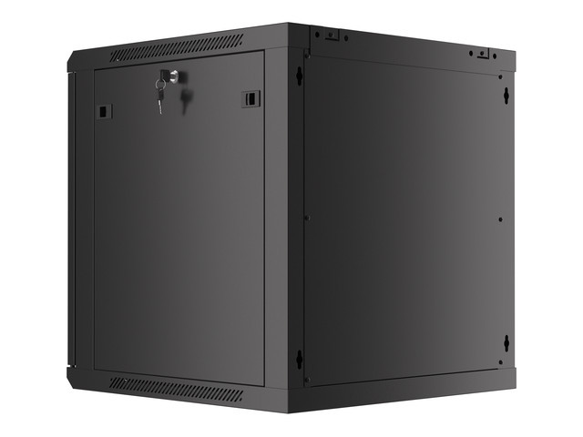 Lanberg WF01-6612-00B rack cabinet 12U Wall mounted rack Black - Image 11