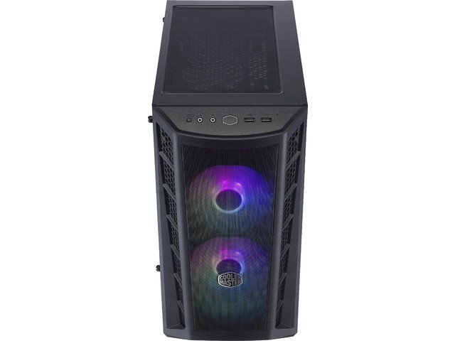 CARCASE Cooler Master MasterBox MB311L ARGB with Hub, MATX,Mesh front bezel,U3x2,TG side panel,ARGB fanx2,w/ ARGB controller, "MCB-B311L-KGNN-S02" (timbru verde 0.19 lei) - Image 2