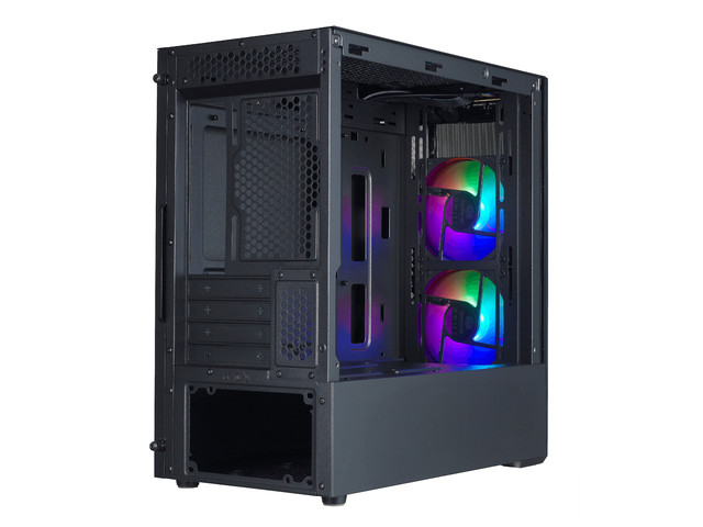 CARCASE Cooler Master MasterBox MB311L ARGB with Hub, MATX,Mesh front bezel,U3x2,TG side panel,ARGB fanx2,w/ ARGB controller, "MCB-B311L-KGNN-S02" (timbru verde 0.19 lei) - Image 4