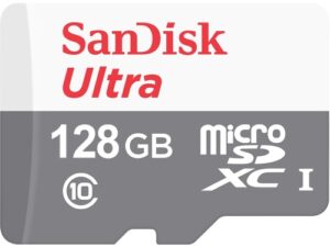 SanDisk Ultra - Flash-minneskort - 128 GB - A1 / UHS Class 1 / Class10 - mikroSDXC UHS-I