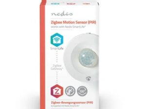 NEDIS chytrý snímač pohybu PIR/ Android & iOS/ Zigbee/ SmartLife/ baterie CR2450 součástí balení/ bílý