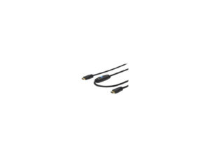 DIGITUS HDMI High Speed Connecting Cable with Ethernet and Signal Booster - HDMI Type-A Male/HDMI Type-A Male - 15 m
