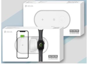 Devia 3In1 Charger for smart phone & Applewatch & Earphone V4 (10W) white