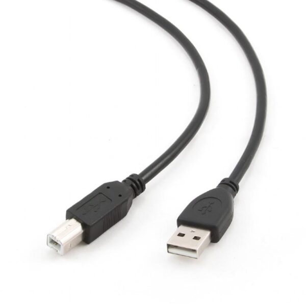 CABLU USB GEMBIRD pt. imprimanta, USB 2.0 (T) la USB 2.0 Type-B (T), 3m, conectori auriti, negru, "CCP-USB2-AMBM-10" / 45505978 (timbru verde 0.18 lei)