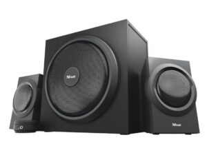 BOXE TRUST, "Yuri " 2.1, RMS: 60 W (2x 15W, 1 x 30W) negru, "TR-23696"  (timbru verde 2.00 lei)