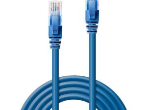Cablu Lindy 2m Cat.6 U/UTP, Blue, "LY-48018" (timbru verde 0.08 lei)