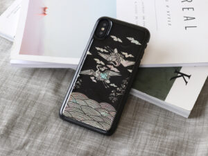 iKins SmartPhone case iPhone XS/S crane black