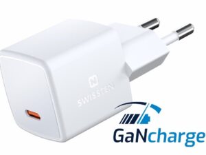 Swissten GaN Mini Travel Charger USB-C 33W PD