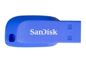 SanDisk Cruzer Blade - USB flash-enhet - 32 GB - USB 2.0 - electric blue