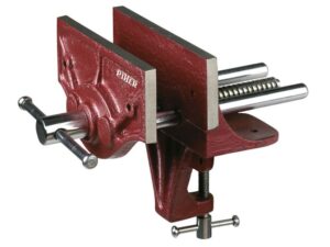 Carpenter´s bench vice with 15x5,5cm jaws, max 12cm