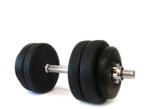 Surenkamas Cementinis Hantelis Tomaz Sport Start 15 kg Plieno Grifas