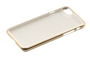 Tellur Cover Hard Case for iPhone 7 Horizontal Stripes gold
