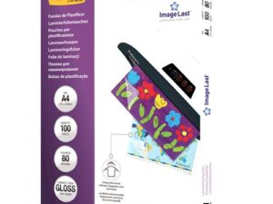 Fellowes | Laminating Pouch PREMIUM | A4 | Clear | Enhance 80 Micron thickness, 216x303 mm - A4, 100 pcs; Unique directional arrow quality mark disappears when laminated.