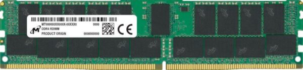 Micron - DDR4 - modul - 32 GB - DIMM 288-pin - 3200 MHz / PC4-25600 - CL22 - 1.2 V - registrerad - ECC