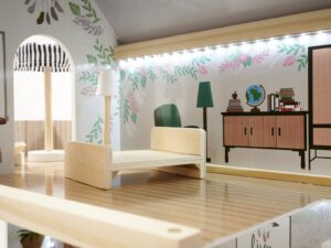 Lulilo Wooden Doll House Floro Boho70cm
