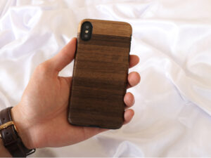 MAN&WOOD SmartPhone case iPhone X/XS fango black