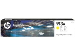 Cartus Cerneala Original HP Yellow, nr.913A, pentru PageWide 352|377, 3.5K, (timbru verde 0.15 lei), "F6T79AE"