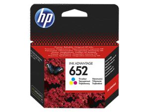 HP 652 3barevná ink kazeta, F6V24AE