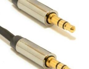 CABLU audio GEMBIRD stereo (3.5 mm jack T/T), 1.8m, conectori auriti, black "CCAP-444-6" (timbru verde 0.08 lei)