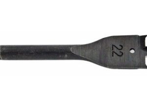 Flat wood drill 14 mm, reinforced body, 1/4 hex shank